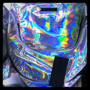 Kendal& Kylie holographic  bookbag